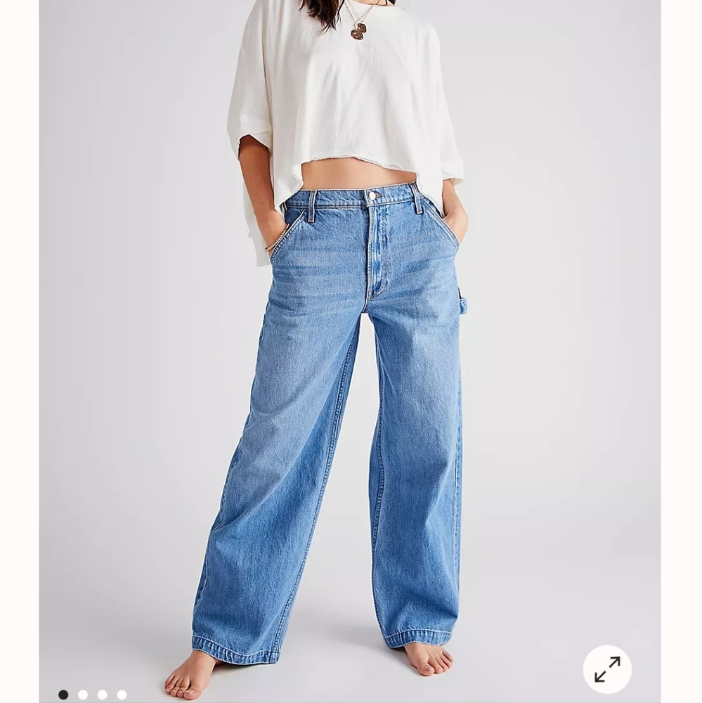 Mother Snacks The fun dip utility puddle jean
